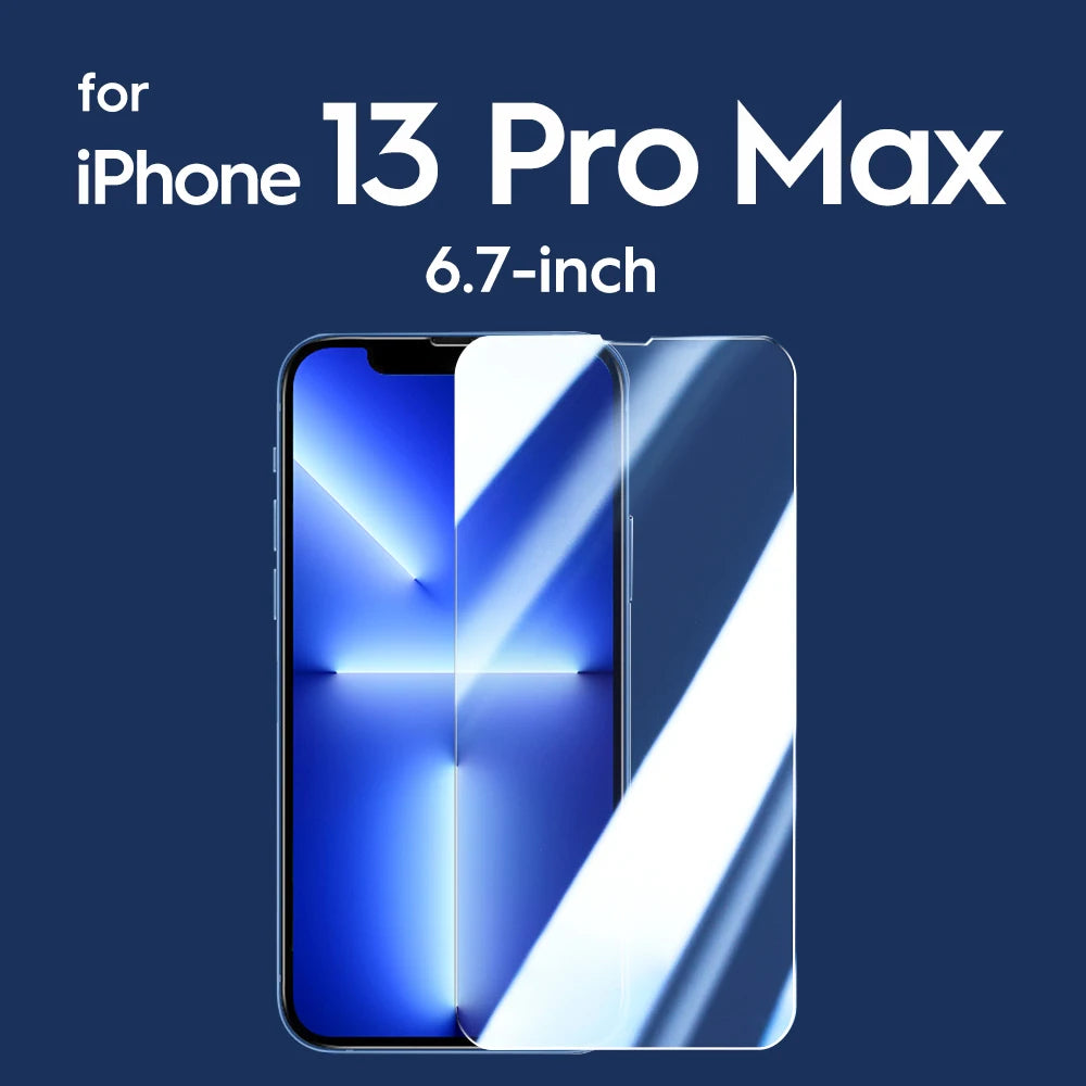Screen Protector for iPhone 15 Pro Max 15 15 Plus Tempered Glass 14 11 12 13 Mini X XS XR Non-full Cover Front Film for iPhone 13ProMax
