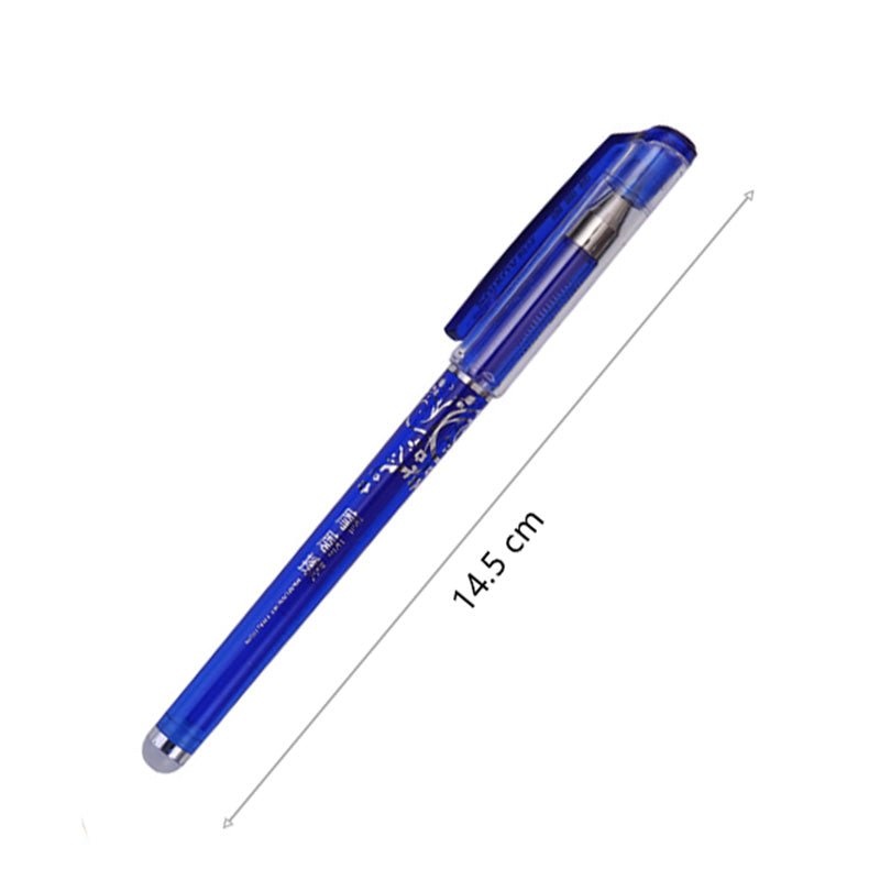 0.5mm Erasable Gel Pen Set Black Blue Red Ink Refill Rod Kawaii Pens Washable Handle School Office Supplies Writing Stationery