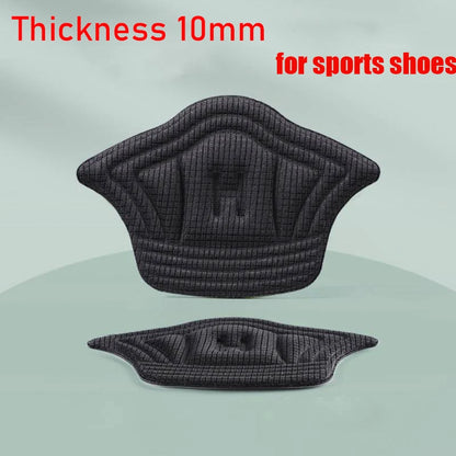 2pcs Shoe Heel Insoles Foot Heel Pad Sports Shoes Adjustable Antiwear Feet Inserts Insoles Heel Protector Sticker Insole Brioche B- Black 1 As picture