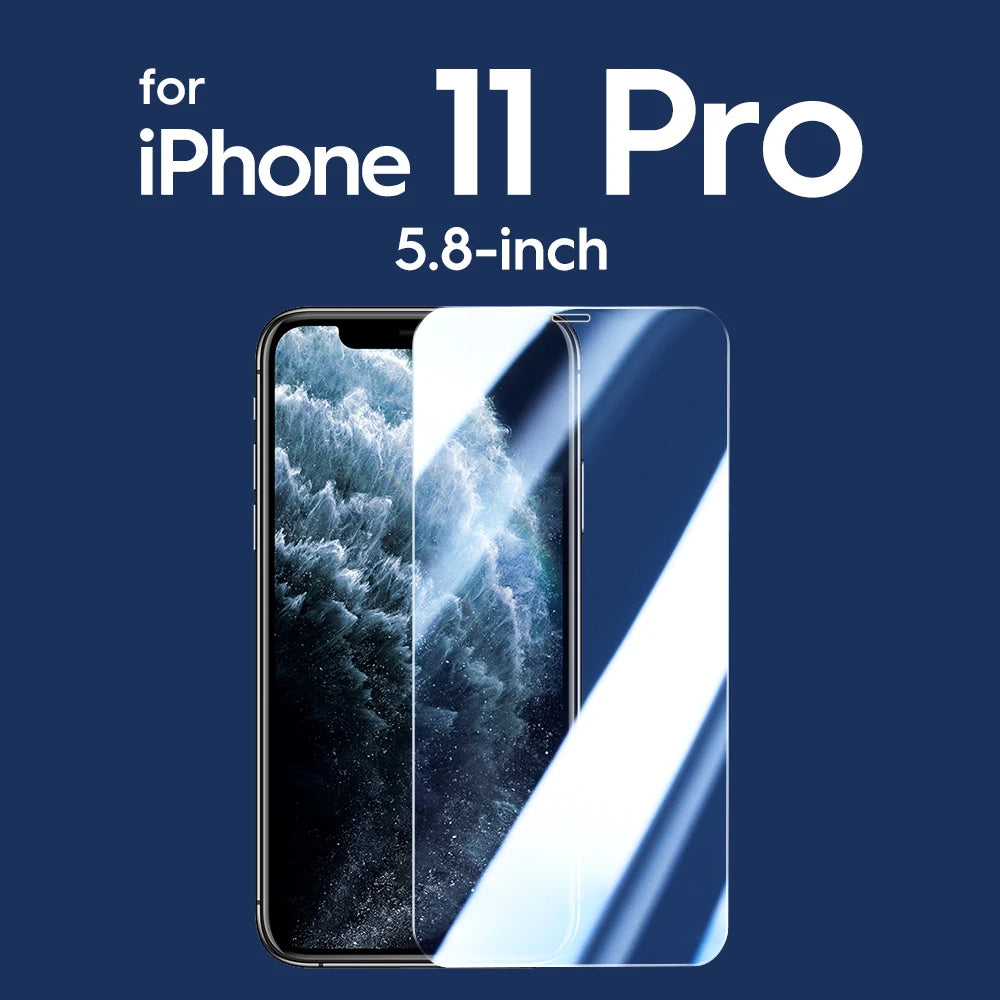 Screen Protector for iPhone 15 Pro Max 15 15 Plus Tempered Glass 14 11 12 13 Mini X XS XR Non-full Cover Front Film for iPhone 11 pro