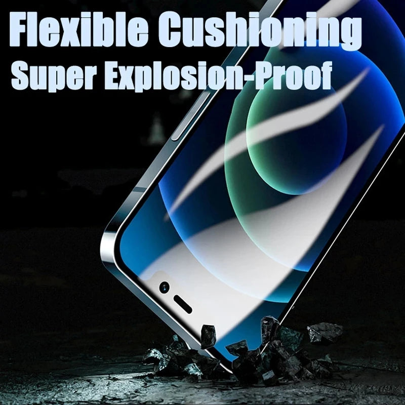 5Pcs Hydrogel Film For iPhone 14 15 Pro Max 8 7 Plus Full Cover Screen Protector For iPhone 13 12 Mini 11 PRO X XS MAX Not Glass