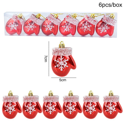 6pcs Christmas Lollipop Candy Cane Pendant Xmas Tree Hanging Ball Ornaments Christmas Decorations for Home 2024 New Year Gift Set8