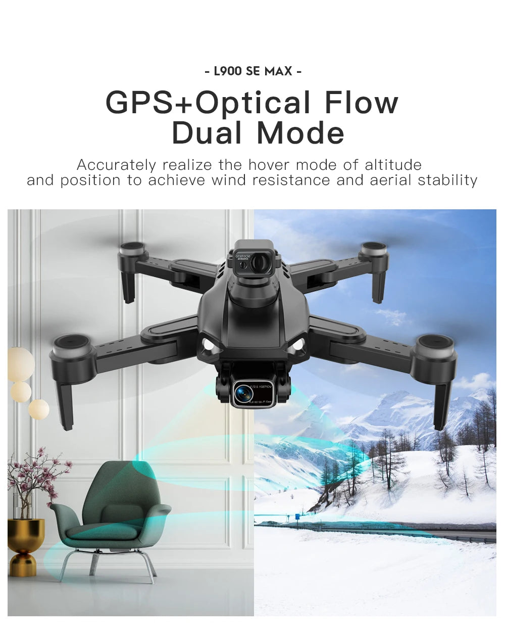 L900 Pro SE MAX GPS Drone 4K Professional Dual HD Camera 5G FPV 360° Obstacle Avoidance Brushless Motor Rc Quadcopter Dron Toys