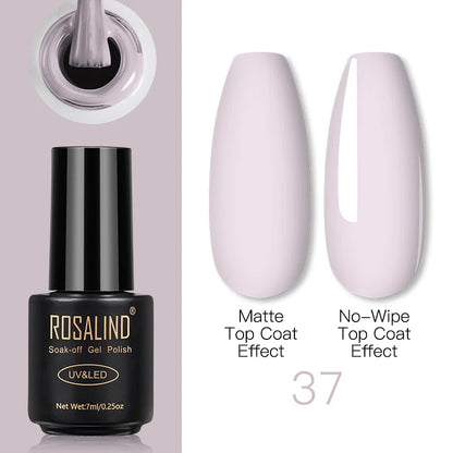 ROSALIND Gel Nail Polish Lamp All For Nails Art Manicure With Matt Base Top Coat Semi Permanant Gellak Nail Gel Polish Varnishes 37