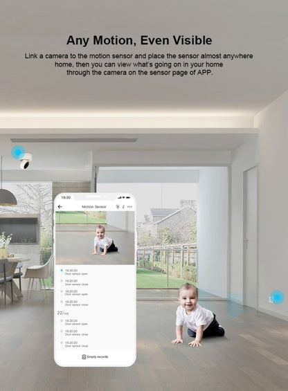 SONOFF ZigBee Motion Sensor for Smart Homes: Motion Detection, Alarm Trigger, ZBBridge compatibility with eWelink, Alexa and Google Home