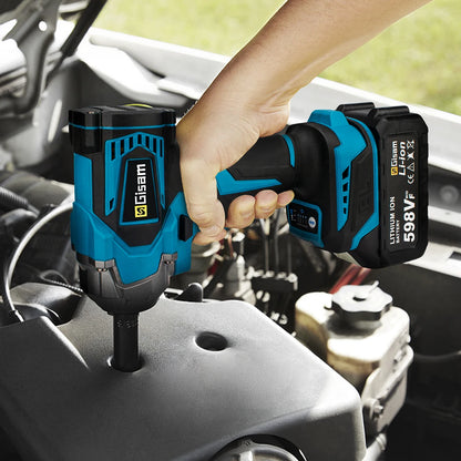 1/2Inch Brushless 1200NM Electric Impact Wrench Cordless WrenchCar Wheel Lugs Impact Wrench Rechargeable For Makita 18V Battery