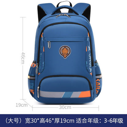 Kids backpack Primary children School Bags For Boys large orthopedic Backpack Waterproof Schoolbag big Book Bag mochila infantil large sky blue