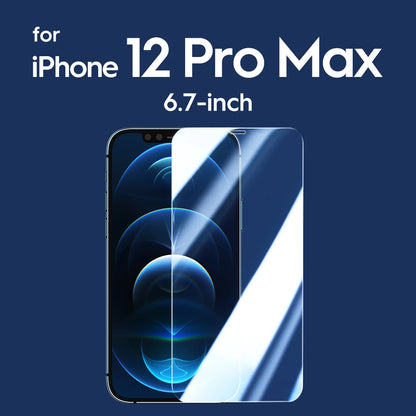 2/4 Pcs Screen Protector for iPhone 15 Pro Max 15 Plus 14 13 12 11 Mini Tempered Glass HD Front Film 9H for iPhone 15 iPhone 12 ProMax