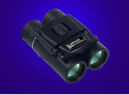 40x22 HD Powerful Binoculars 2000M Long Range Folding Mini Telescope BAK4 FMC Optics For Hunting Sports Outdoor Camping Travel