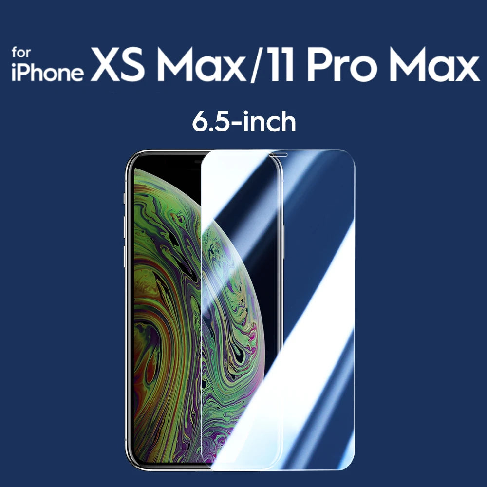 2/4 Pcs Screen Protector for iPhone 15 Pro Max 15 Plus 14 13 12 11 Mini Tempered Glass HD Front Film 9H for iPhone 15 Phone XSMax 11ProMax
