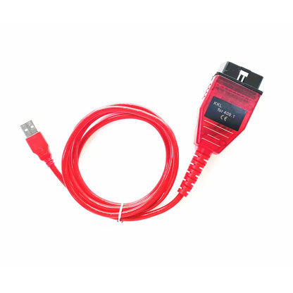 For VAG KKL Scanner Tool for VAG409 with FTDI FT232RL Chip/9241A Red PCB for vag 409 kkl OBD2 USB Interface Diagnostic Cable