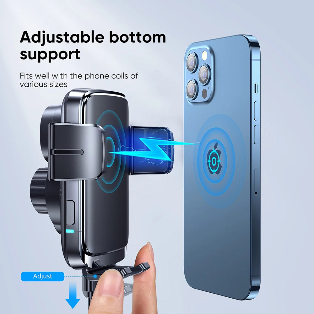 Joyroom Car Phone Holder Wireless Charger Car Charger Stable Rotatable Air Vent Dashboard Portable Car Holder Charger Support