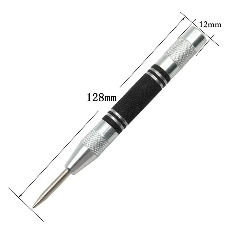 1pc Automatic center punch locator window breaker universal 28mm/155mm woodworking punch metal drill tool