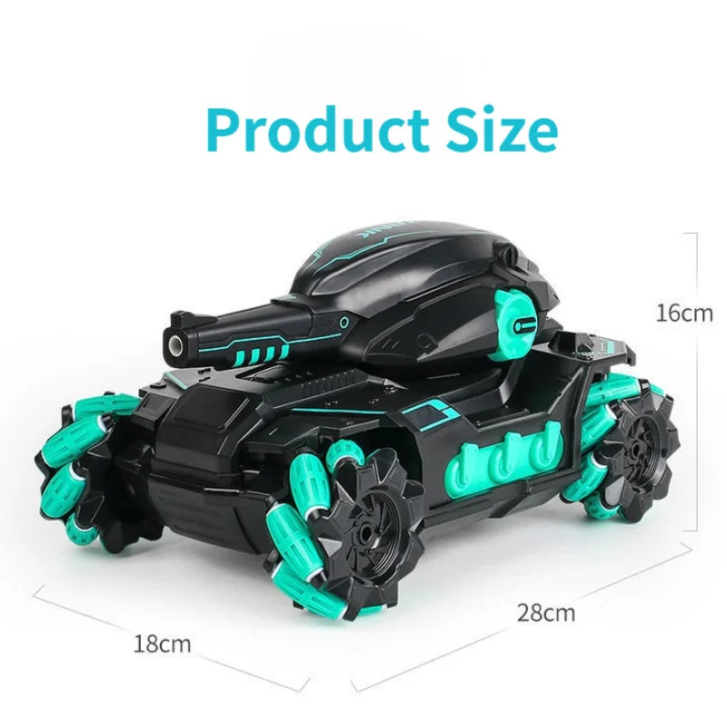 Child Water Bomb Tank Rc Car Kid Toy Gesture Induction 4Wd Radio Control Stunt Car Vehicle Drift Rc Toys with Light and Music