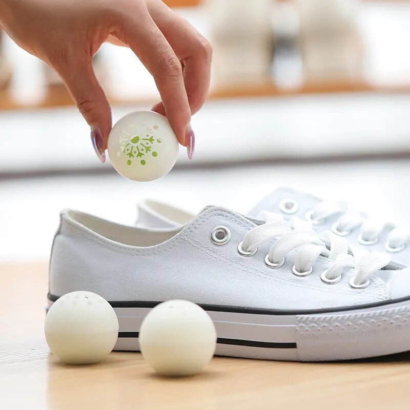 Shoes Deodorizer Freshener Balls Multifunction Shoe Closet Fresh Ball Footwear Care Tea Fragrance Wardrobe Deodorizer Freshener