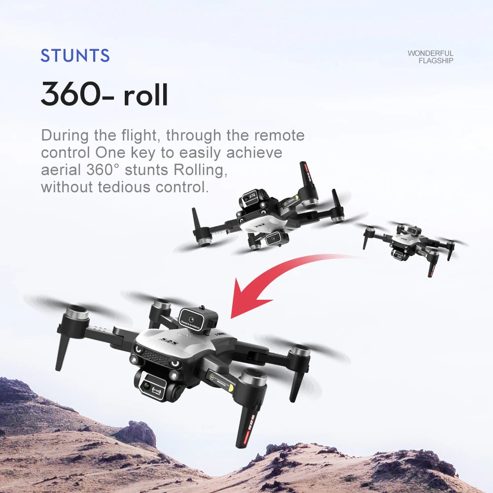 NEW S2S Mini Drone 4k Profesional 8K HD Camera Obstacle Avoidance Aerial Photography Brushless Motor Foldable Quadcopter Kid Toy