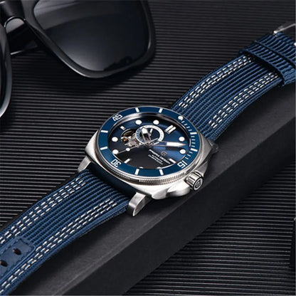 PAGANI DESIGN Brand Sports Men Mechanical Watch Fashion Sapphire 200M Waterproof Automatic Timecode Relogio Masculino 2023 New