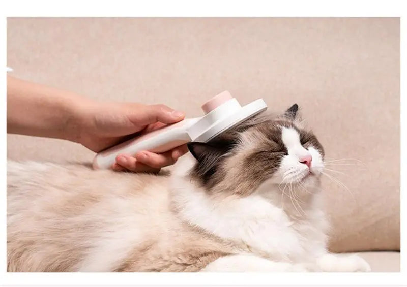 Pet Cat Brush Dog Comb Hair Removes Pet Hair Comb Self Cleaning Slicker Brush For Cats Dogs Removes Tangled Hair Beauty Products