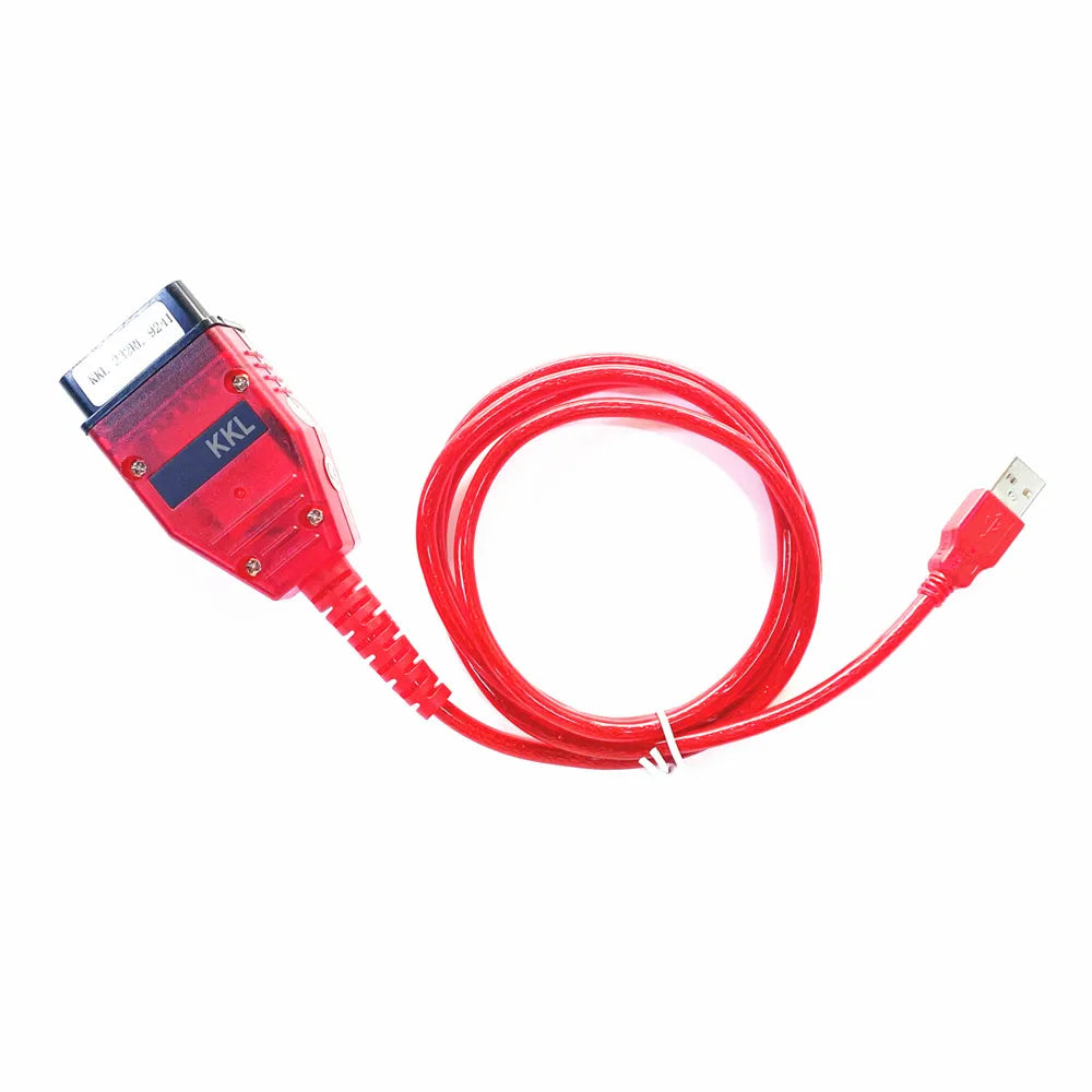 For VAG KKL Scanner Tool for VAG409 with FTDI FT232RL Chip/9241A Red PCB for vag 409 kkl OBD2 USB Interface Diagnostic Cable