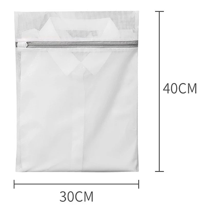 Mixed color laundry bag thick underwear care bag machine wash sweater filter mesh bag extra large thick and thin mesh pocket set wholesale xw-30x40