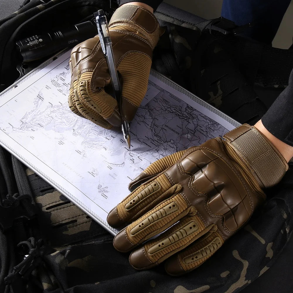 Touchscreen PU Leather Motorcycle Gloves