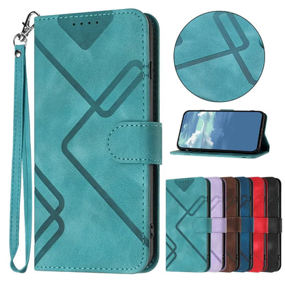 Wallet With Bracelet Magnetic Flip Leather Case For Xiaomi 13 Pro 12T 11T Pro 10T Redmi 12 10C Note 12 12 Pro 12S 11S 11 Pro 10S Light blue