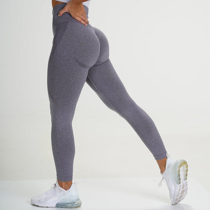 Seamless Leggings Women Sport Slim ShortsTights Fitness High Waist Women Clothing Gym Workout Pants Female Pants Navy