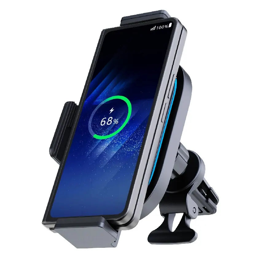 Car Wireless Charger Phone Holder Mount For Samsung Galaxy Z Fold 4 3 2 iPhone Xiaomi Fold Screen 15W Fast Car Charging Station