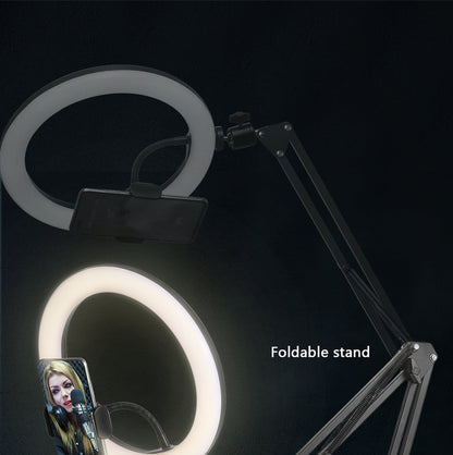 Selfie Ring Light Photography Led Rim Of Lamp with Optional Mobile Holder Mounting Tripod Stand Ringlight For Live Video Stream