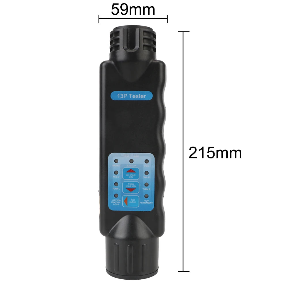 12V Trailer Tester 7 13 Pin Adapter Diagnostic Tools Wiring Check Light Test Plug Socket Car Truck Caravan Accessories Universal