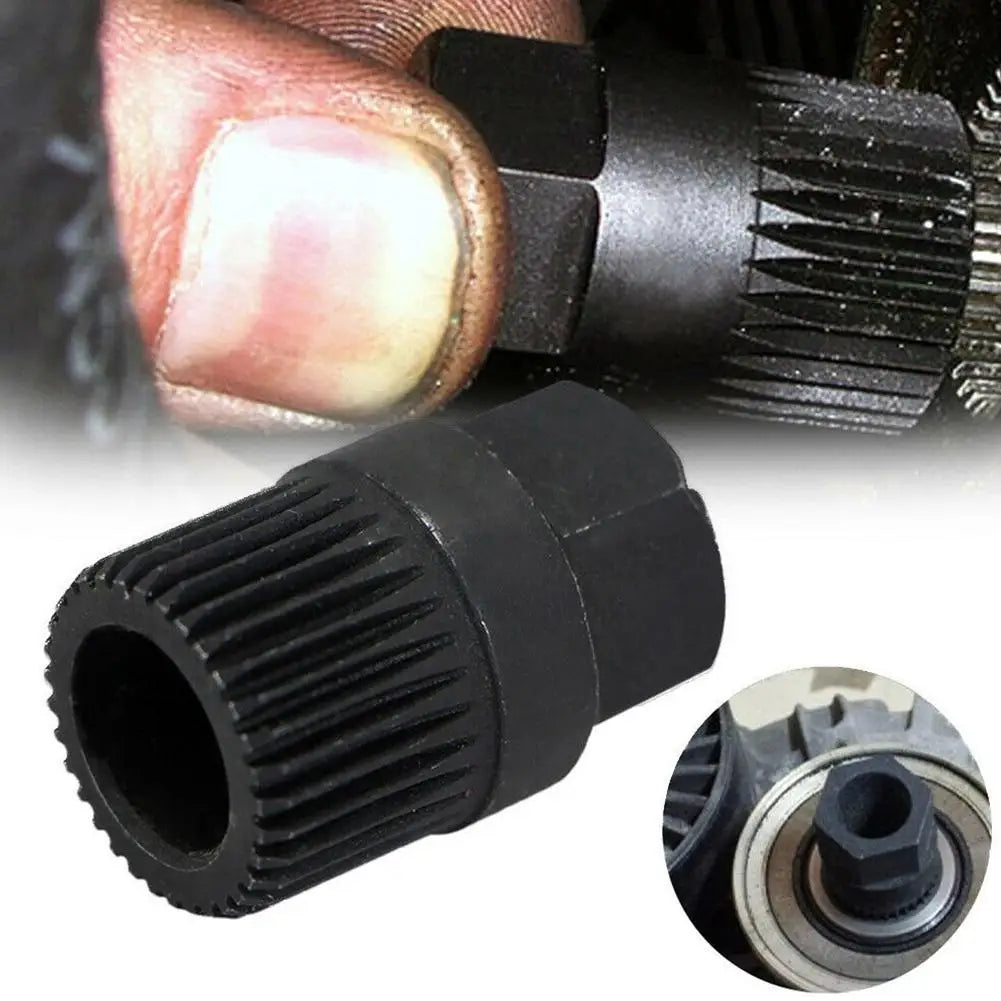 Black Clutch Removal Key Alternator Clutch Free Wheel Pulley Removal Tool 33 for VW /AUDI PEUGEOT/BMW Hand Disassembly Tools