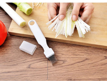 Sharp Stainless Steel Kitchen Onion Cutter Graters Multi Onion Garlic Chopper Knife Vegetable Tools Kitchen Gadgets Accessories