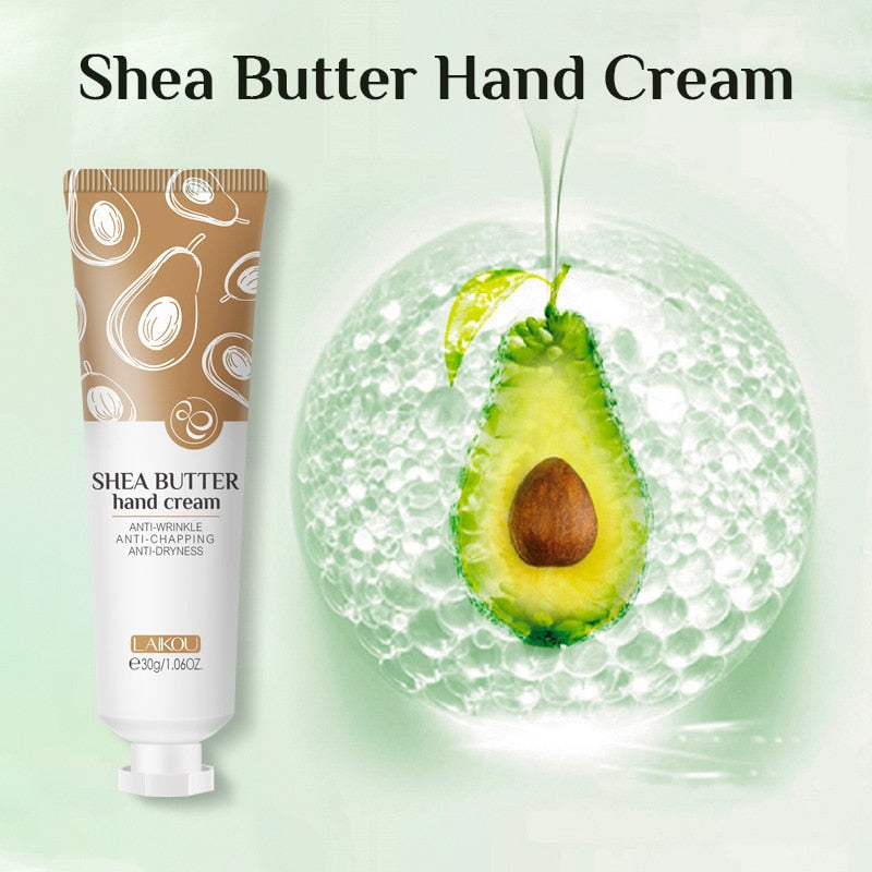 Shea Butter Hand Cream Replenish Moisturizing Anti Dryness Body Cream Soften Skin Anti Chapping Hand Care Cream 30g