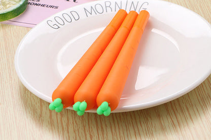 Simulation Carrot Gel Pen Creative 0.38mm Ink Cute Kawaii Student Promotional Pens Gift School Office Signature Writing Supplies