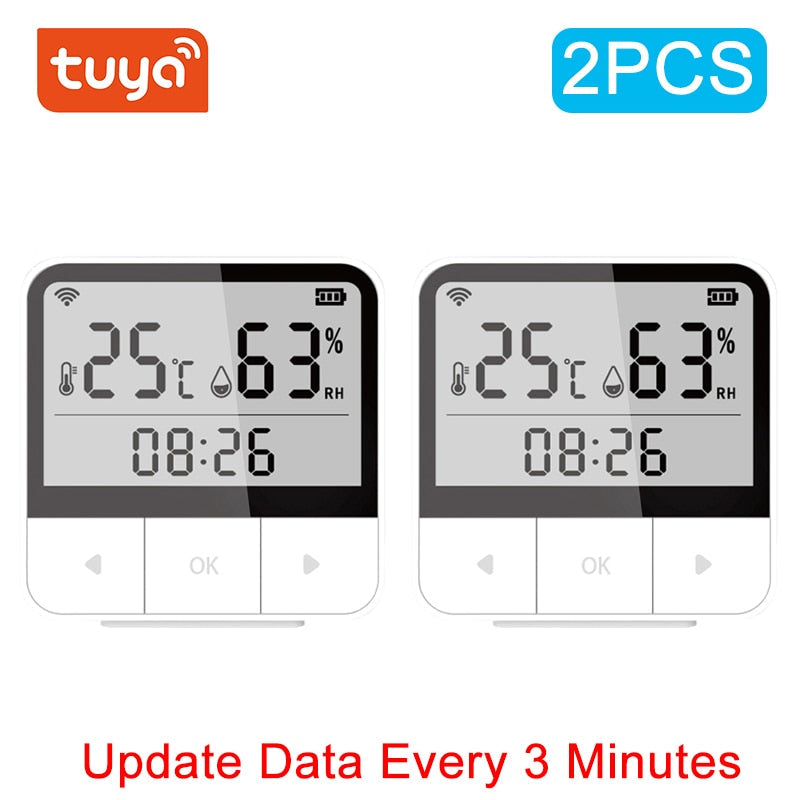 Smart Temperature and Humidity Sensor with LCD Display and Voice Control Compatibility