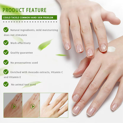 Snail Collagen Hand & Foot Cream 80ml Moisturizing Repair Dry Crack Skin Body Lotion Whitening Hydrating Hand Foot Care Cream