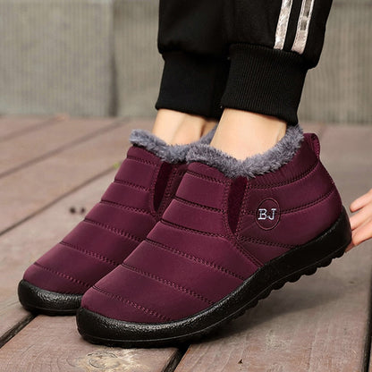 Sneakers Winter Women Waterproof Shoes Comfortable Platform Shoes Walking Platform Sneakers Ankle Black Mujer Shoes Woman