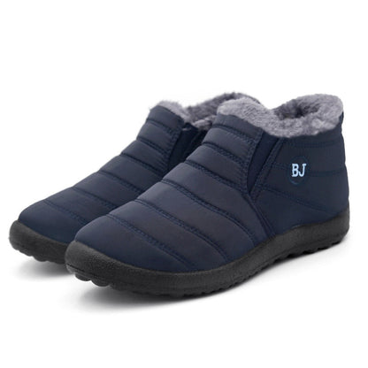 Sneakers Winter Women Waterproof Shoes Comfortable Platform Shoes Walking Platform Sneakers Ankle Black Mujer Shoes Woman Dark blue 1