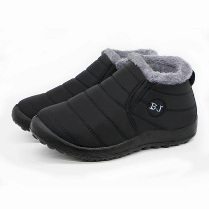 Sneakers Winter Women Waterproof Shoes Comfortable Platform Shoes Walking Platform Sneakers Ankle Black Mujer Shoes Woman black 1