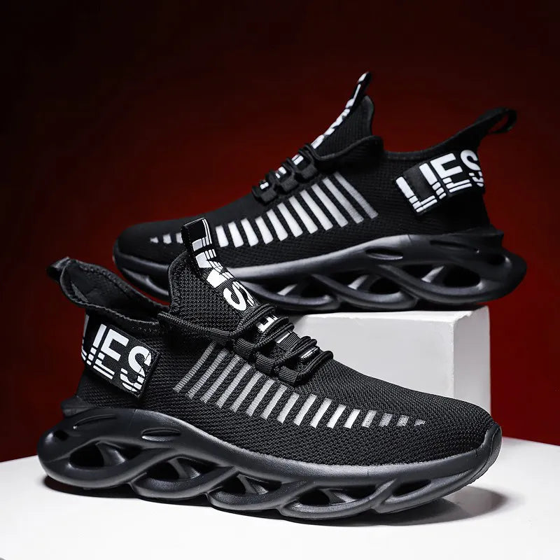 Sneakers Women Breathable Running Shoes Men Size 36-46 Comfortable Black Casual Couples Sneakers Shoes Outdoor Zapatos De Mujer