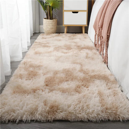 Soft Carpet for Living Room Plush Rug Fluffy Thick Carpets Bedroom Area Long Rugs Anti-slip Floor Mat Gray Kids Room Velvet Mats