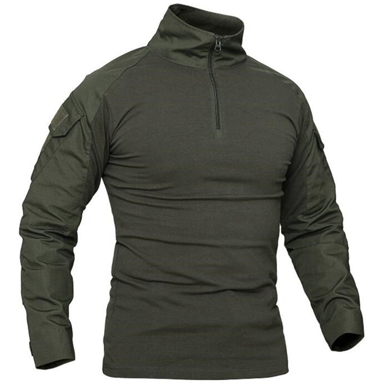 Tactical Camouflage Uniform Military Clothes Outdoor Army Filde Fight Combat Tops T Shirts Hiking Camping Cargo Pants Tracksuit green tops