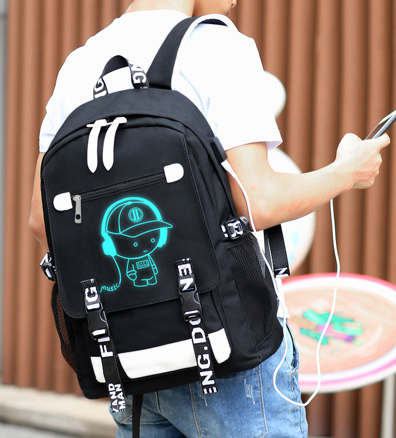 Teenage Waterproof Backpack Cute Kids Black Nylon School Bags For Boys Laptop Anti Theft Backpack Men Book Bag Sac A Dos