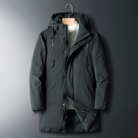 Thick Down & Parka Coat Oversize 6XL 7XL 8XL 2023 Brand Keep Warm Winter Men's Black Blue Red Padded Jacket