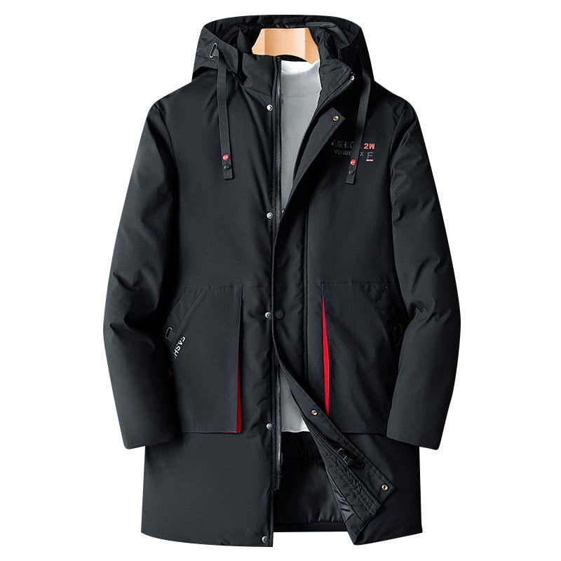 Thick Down & Parkas Coat Oversize 6XL 7XL 8XL Brand Keep Warm Winter Men's Black Grey Classic Padded Jacket Clothes