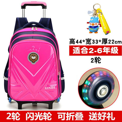 Trolley Children School Bags With Wheels Mochila Kids Backpack Trolley Luggage For Girls Boys backpack Escolar Backbag Schoolbag