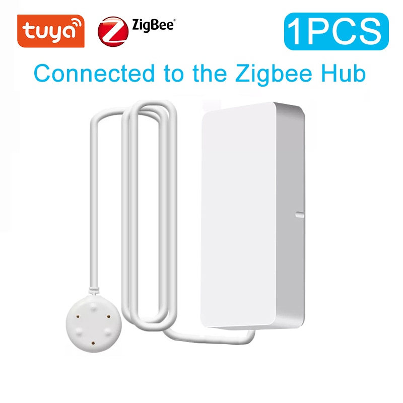 Tuya Water Leakage Alarm - WiFi/Zigbee Sensor for Flood Alert & Security Zigbee Version 1PCS