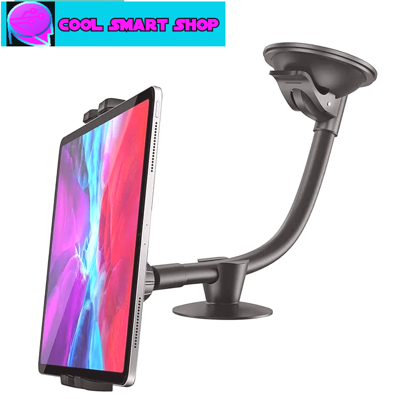 Universal Tablet Stand Long Arm Windshield Mobile Cellphone Car Mount Bracket Holder For 4-13.5 Inch iPhone iPad Pro Air GPS MP4