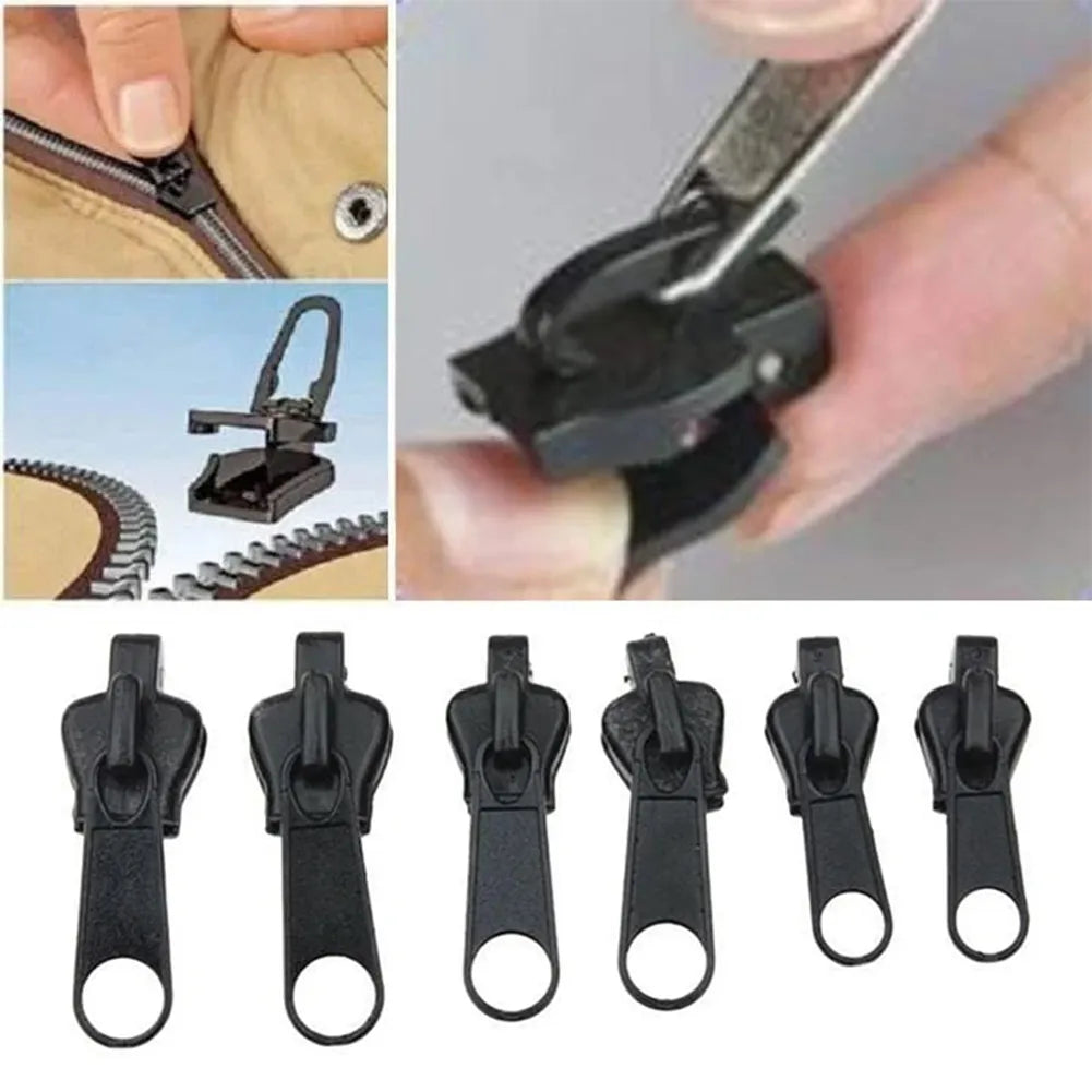 Universal Zipper Puller Head Instant Fix Zipper Repair Kit Replacement Zip Slider Teeth Rescue New Design Zipper DIY Sewing Tool