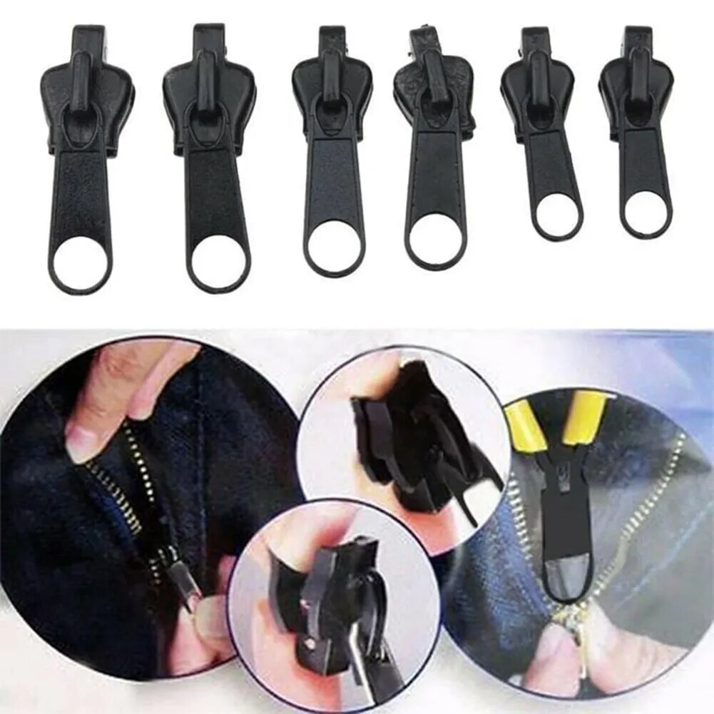 Universal Zipper Puller Head Instant Fix Zipper Repair Kit Replacement Zip Slider Teeth Rescue New Design Zipper DIY Sewing Tool